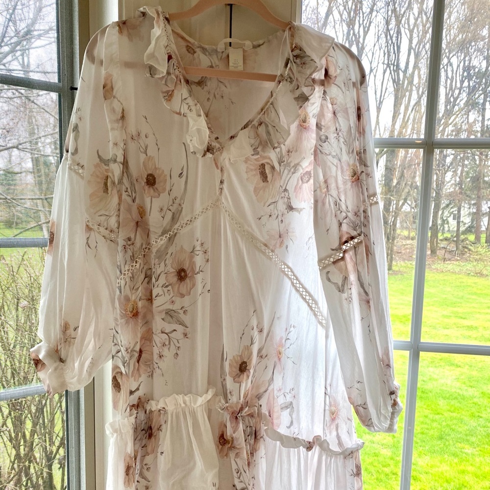 H&M conscious exclusive collection floral dress